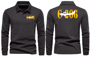 CESSNA 206 LONG SLEEVE POLO